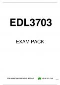 EDL3703 EXAM PACK 2024