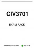 CIV3701 EXAM PACK 2023