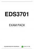 EDS3701 EXAM PACK 2024