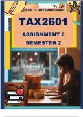 CAS1501 Assignment 6 (COMPLETE ANSWERS) Semester 1 2024 (865417)- DUE 28 May 2024