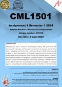 CML1501 Assignment 1 (COMPLETE ANSWERS)Semester 1 2024 (615705) - DUE 9 April 2024