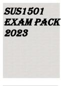 SUS1501 EXAM PACK 2023