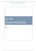Trainingsschema 10KM hardlopen