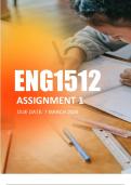 ENG1512 Assignment 1 Due 7 March 2024
