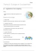 Thema 6: Ecologie en Duurzaamheid