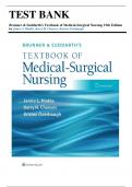 Test Bank for Brunner & Suddarth's Textbook of Medical-Surgical Nursing, 15th Edition (Hinkle, 2022), All Chapters