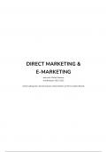 Samenvatting Direct Marketing & e-Marketing