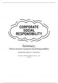 Summary Corporate Social Responsibility Theory Lectures ('22 - '23)