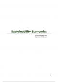Samenvatting - Sustainability Economics NEDERLANDS 