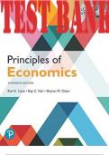 TEST BANK for Principles of Economics, 13th Edition by Karl Case, Ray Fair & Sharon Oster. ISBN 9781292294711. (Complete Download).