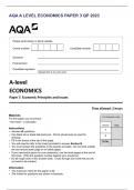 AQA A LEVEL ECONOMICS PAPER 3 QP 2023