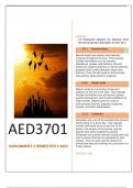 AED3701 ASSIGNMENT 3 SEMESTER 2 2023