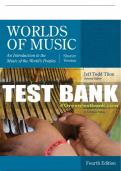 Test Bank For Worlds of Music, Shorter Version - 4th - 2018 All Chapters - 9781337101493
