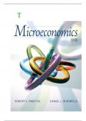 Test Bank for Microeconomics Seventh Edition Pindyck  Rubinfeld - All chapters - 2023 COMPLETE A+ GUIDE