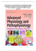 Test Bank for Advanced Physiology and Pathophysiology Essentials for Clinical Practice Latest Edition by Nancy C. Tkacs | Chapter 1 to Chapter 17 | 100% Correct Answers