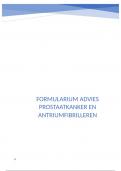  Farmacologie 3  formularium advies (GFA-2.FC3-21) 