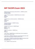 MP TACOPS Exam 2023