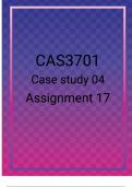 CAS3701 CASE STUDY 04 / ASSIGNMENT 17
