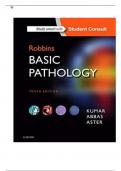 Robbins Basic Pathology 10th Edition Test Bank By Kumar, Abbas, Aster Isbn- 978-0323353175