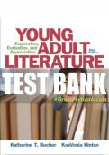Test Bank For Young Adult Literature: Exploration, Evaluation, and Appreciation 3rd Edition All Chapters - 9780133066791