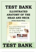 TEST BANK FOR ILLUSTRATED ANATOMY OF THE HEAD AND NECK, 6TH EDITION, FEHRENBACH & HERRING TEST BANK Fehrenbach: Illustrated Anatomy of the Head and Neck, 6th Edition