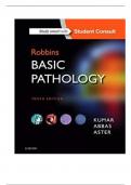 NURS 405, Kymar Abbas's, 10th Edition (TEST BANK) Robbins Basic Pathology