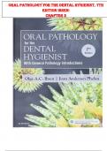  Test Bank for Oral Pathology for the Dental Hygienist, 7th Edition by Ibsen