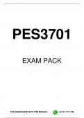 PES3701 EXAM PACK 2024
