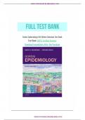 Test Bank for Gordis Epidemiology 6th Edition by David D Celentano, A+ guide