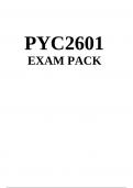 PYC2601 EXAM PACK 2023