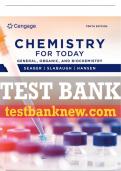 Test Bank For Chemistry for Today: General, Organic, and Biochemistry - 10th - 2022 All Chapters - 9780357453384