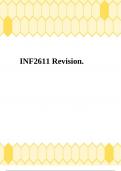 INF2611 Revision