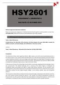 HSY2601 Assignment 4 [Answers] Semester 2 - Due: 24 October 2023