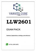 LLW2601 EXAM PACK 2023