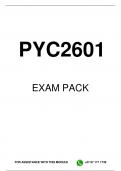 PYC2601 EXAM PACK 2023