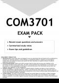 COM3701 EXAM PACK 2023 - DISTINCTION GUARANTEED