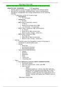 NURS328: PEDs EXAM 2 STUDY GUIDE (Clear and Elaborate) to help you pass Exam.