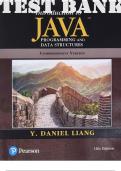 TEST BANK for Introduction to Java Programming and Data Structures Comprehensive Version 12th Edition by Liang Daniel. ISBN 9780136801504 (Complete 44 Chapters)