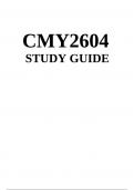 CMY2604 STUDY GUIDE 2024