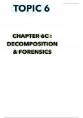 Unit 4 notes biology IAL edexcel, Decomposition and forensics 