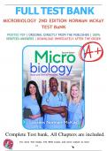TEST BANK for Microbiology: Basic and Clinical Principles, 2nd edition Lourdes Norman-McKay