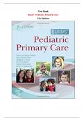 Test Bank For Burns' Pediatric Primary Care  7th Edition By Dawn Lee Garzon Maaks, Nancy Barber Starr, Margaret A. Brady, Nan M. Gaylord, Martha Driessnack, Karen Duderstadt |All Chapters,  Year-2023/2024|