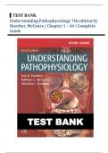 TEST BANK Understanding Pathophysiology 7th edition by Huether, McCance | Chapter 1 – 44 | Complete  Guide