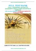 Test Bank for Ethics, Jurisprudence and Practice Management in Dental Hygiene 3rd Edition by Kimbrough||All Chapters Covered||ISBN NO:10,0131394924||ISBN NO:13,978-0131394926||A+ guide