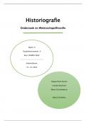 Verslag Historiografie: oudheid, verlichting en 19e eeuw