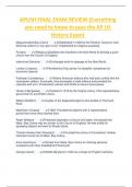 APUSH FINAL EXAM REVIEW (Everything  you need to know to pass the AP US  History Exam)
