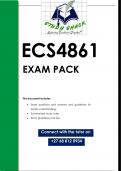 ECS4861 EXAM PACK 2024