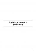 Summary Pathology (AB_1202) partial exam 1+2