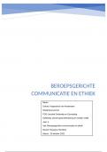 eindverslag beroepsgerichte communicatie en ethiek
