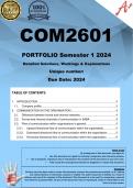 COM2601 PORTFOLIO (COMPLETE ANSWERS) Semester 1 2024 